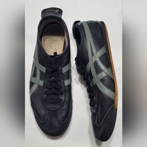Onisuka Tiger Casual Black and Gray Sneaker Shoes Men Size 9.5 Or Unisex